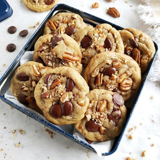 Pecan Chocolate Chip Cookies