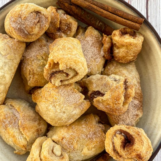 Cinnamon Sugar Pie Crust Cookies