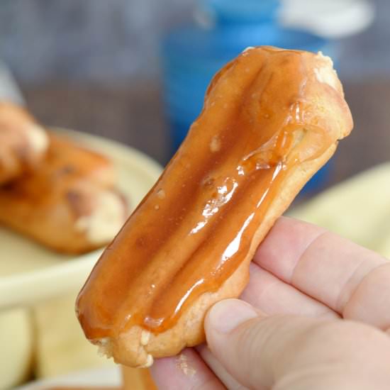 Salted Caramel Eclairs