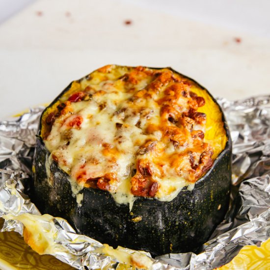 Vegetarian Stuffed Marrow