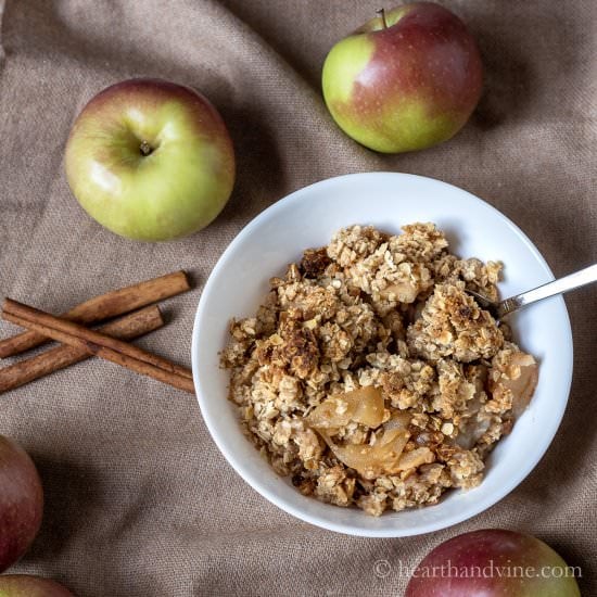 Apple Crisp with Oats