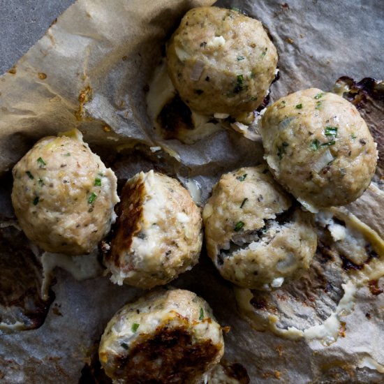 TURKEY, FETA & CHIVE MEATBALLS