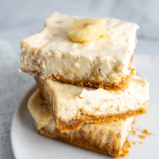 Banana Pudding Cheesecake Squares