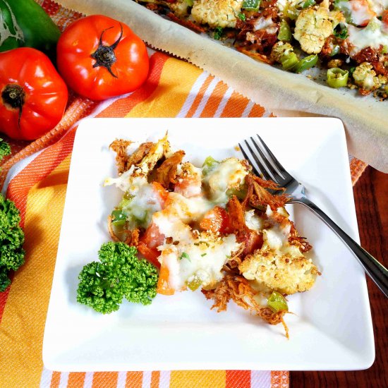 Pulled Pork Nachos with Pork Rinds