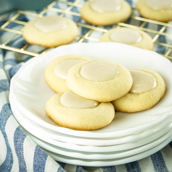 Maple Thumbprint Cookies