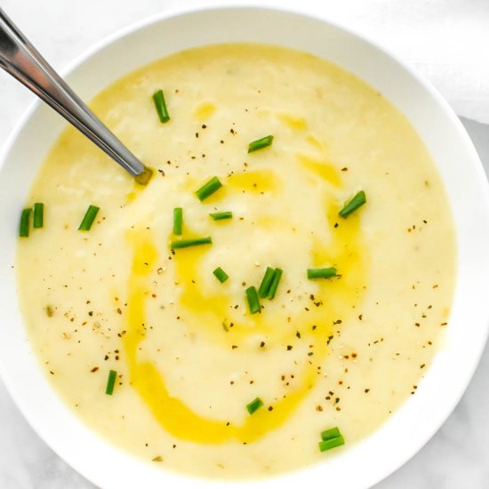 Creamy Potato Leek Soup