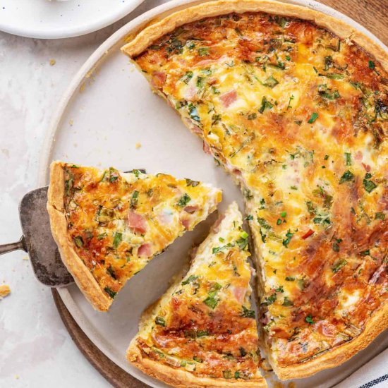 Ham and Cheese Quiche