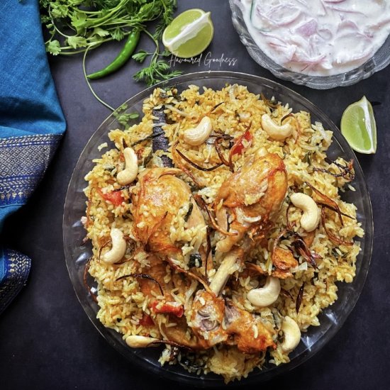 Chicken Biryani In Pressure Cooker