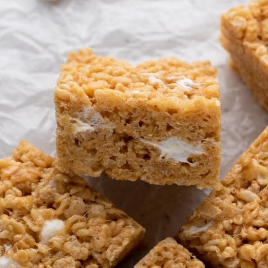 Peanut butte rice krispy treats