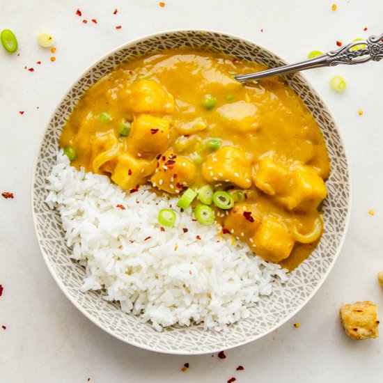 Chinese Vegetable Mayflower Curry