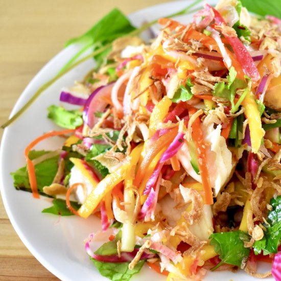 Vietnamese Style Lake Trout Salad