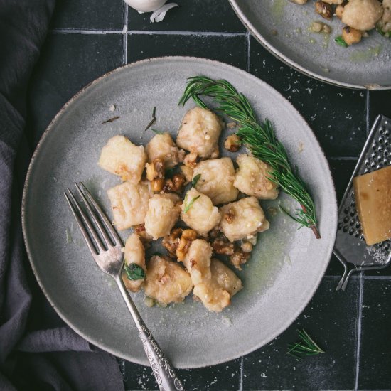 Leftover Mashed Potato Gnocchi