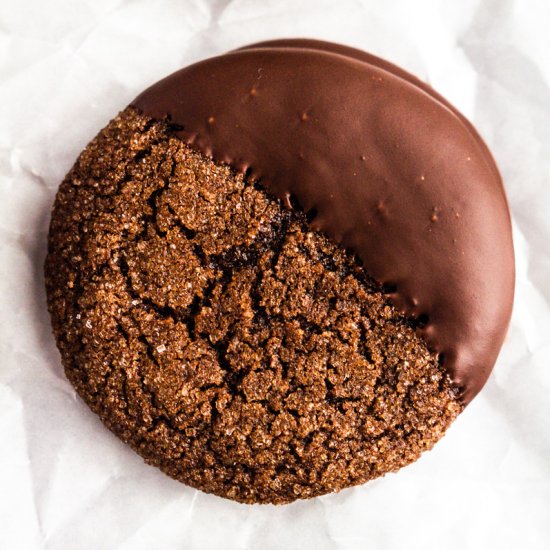 Double Chocolate Ginger Cookies