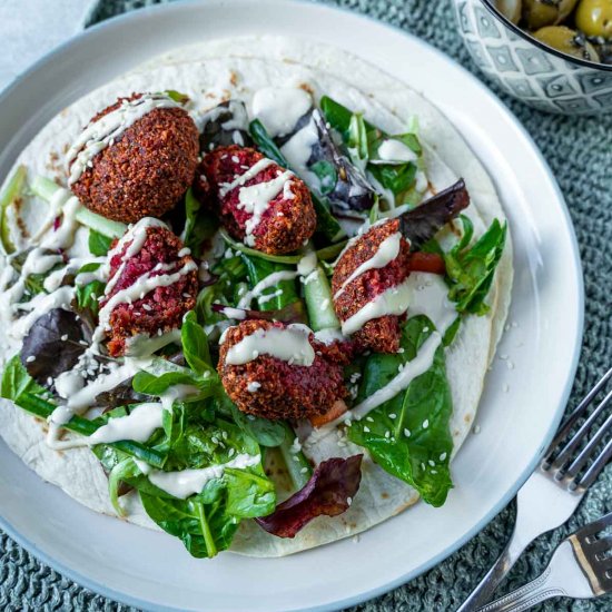 Beetroot Falafels