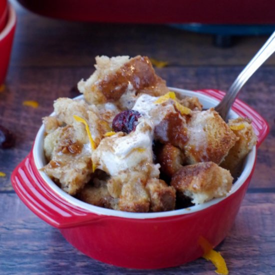 Cranberry Toffee Bread Pudding