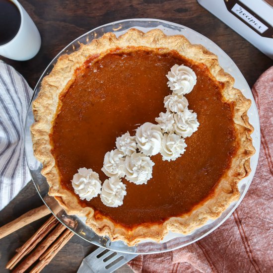 Eggnog Pumpkin Pie