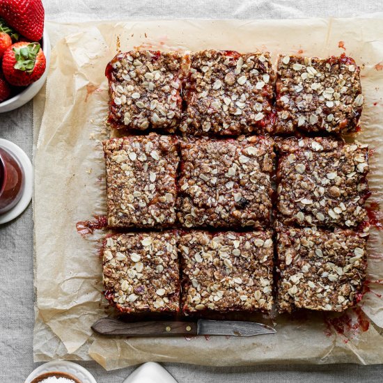 Gluten Free Strawberry Jam Bars