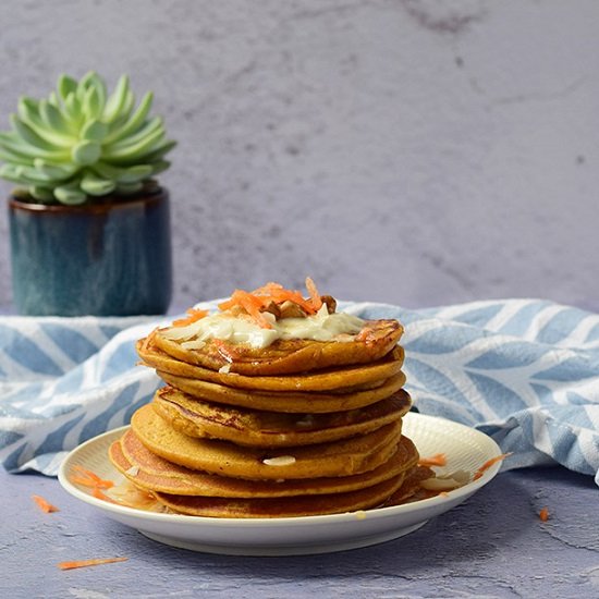 Carrot Coconut Pancakes