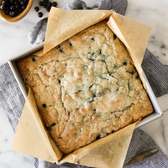 Sourdough Blueberry Breakfast Cake