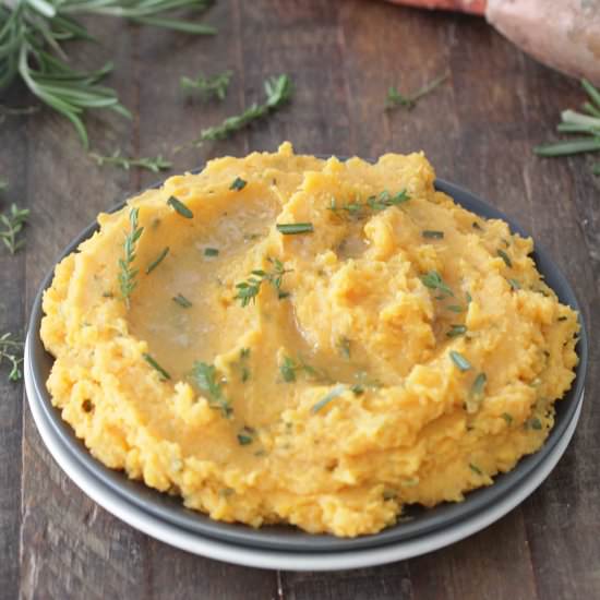 Savory Mashed Sweet Potatoes