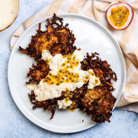 Tropical Potato Latkes