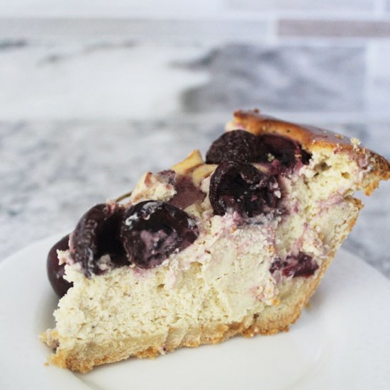 Cherry Basque Cheesecake