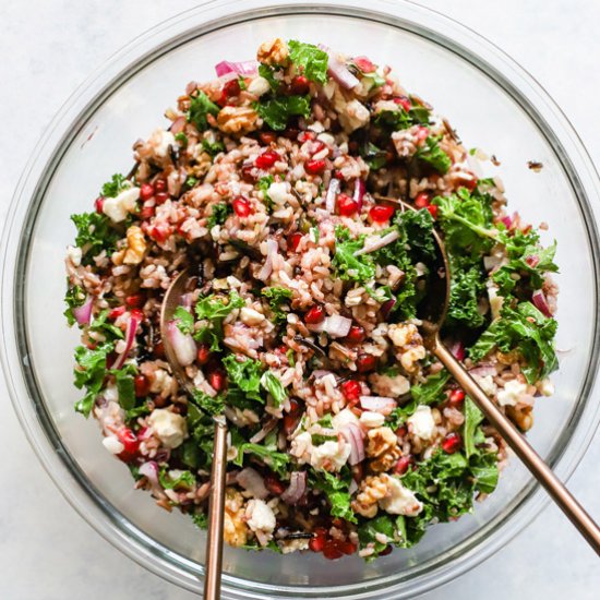 Wild Rice & Pomegranate Salad