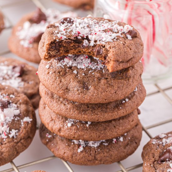 Chocolate Peppermint Cookies