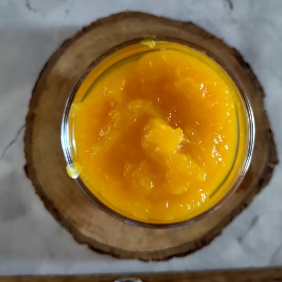 Homemade Pumpkin Puree without Oven