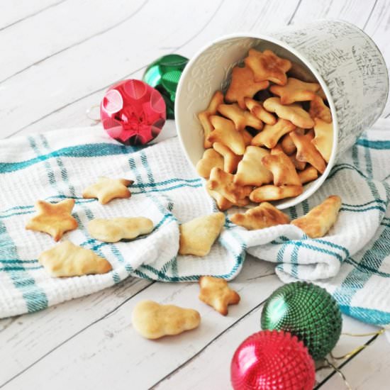 Christmas salty crackers