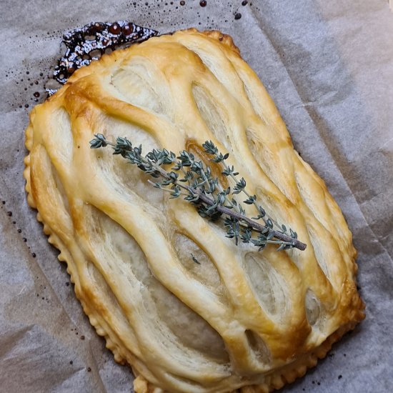 Butternut squash wellington