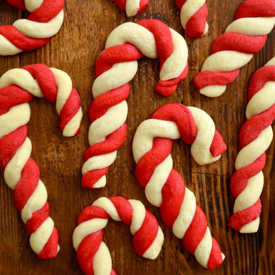 Candy Cane Cookies