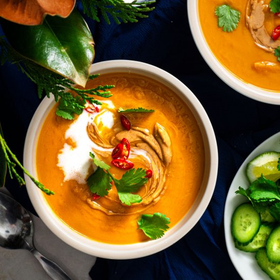 Red Curry Sweet Potato Soup