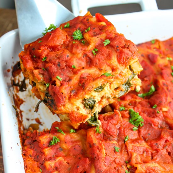 Easy Vegan Lasagna