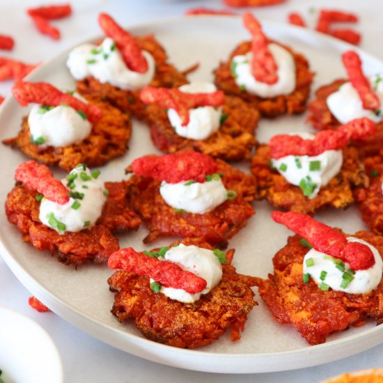 Flamin’ Hot Latkes