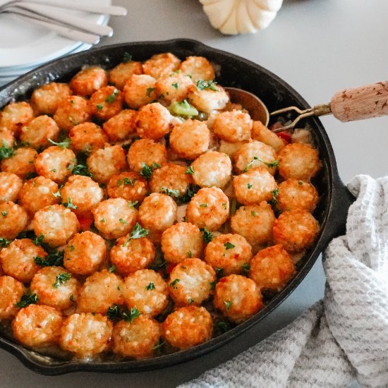 Thanksgiving Tater Tot Bake