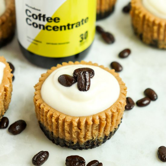 Mini Coffee Cheesecakes