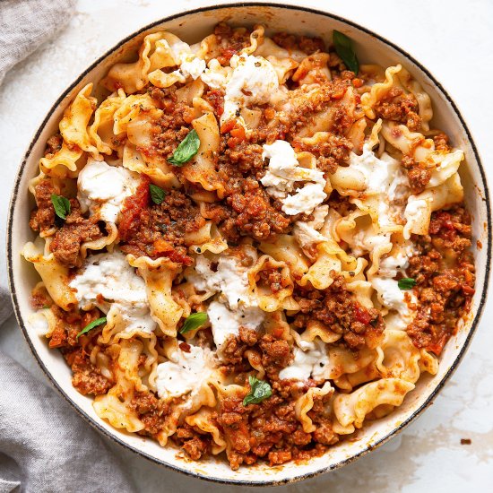 Easy Turkey Bolognese