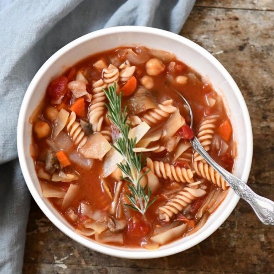 Vegetarian Minestrone with Whey