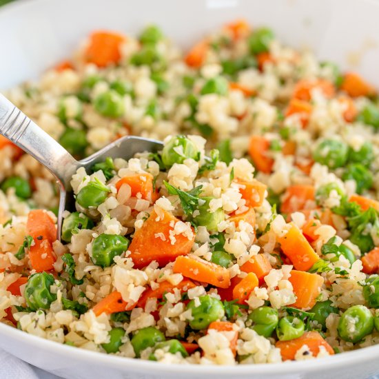 Cauliflower Rice Pilaf