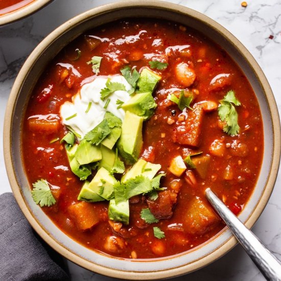 Vegan Butternut Squash Chili