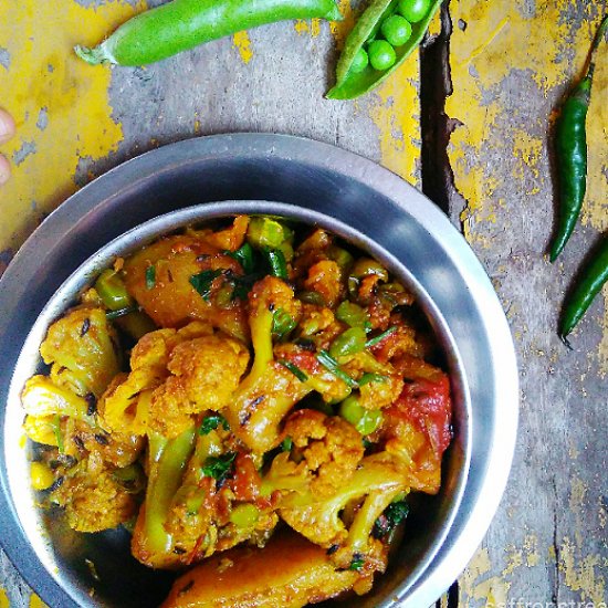 Indian Cauliflower Potato Curry