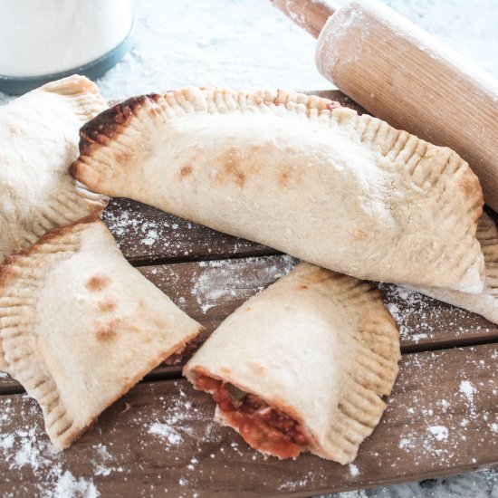 Homemade Vegan Pizza Pockets