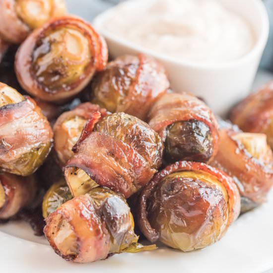 Bacon Wrapped Brussels Sprouts