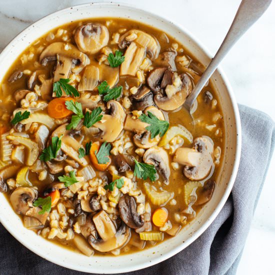 Mushroom Barley Soup