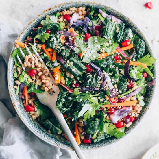 Kale & Lentil Winter Salad