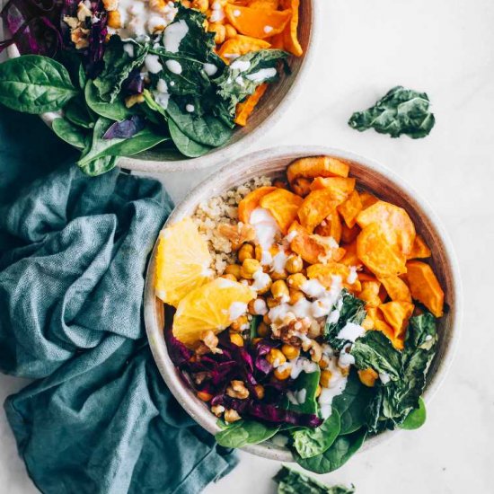 Rainbow Winter Buddha Bowl