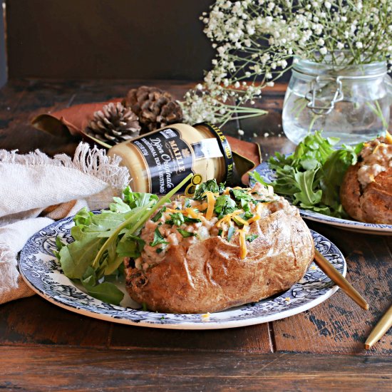 Ground Beef Stuffed Baked Potatoes