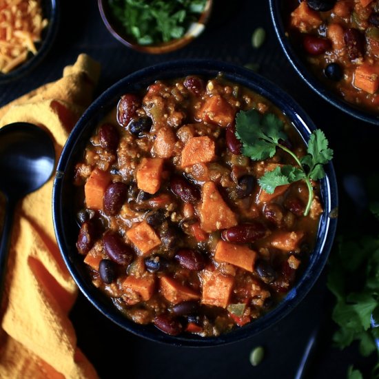 BEST Pumpkin Chili