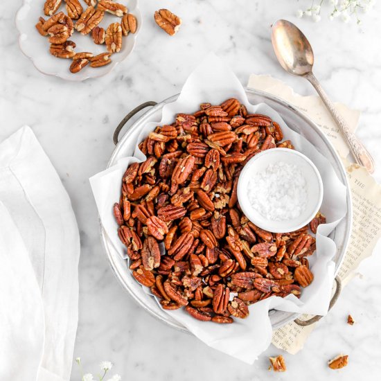 Salted Butter Roasted Pecans